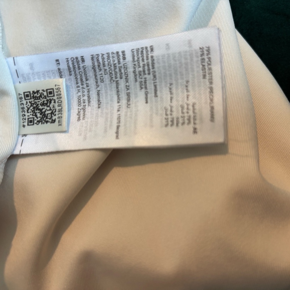 Adidas Off-White Camisole with Adjustable Spaghetti Straps - Picture 7 of 9